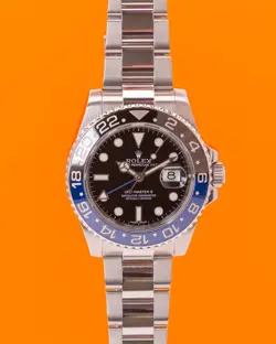 CPO ROLEX GMT MASTER II 40MM 116710BLNR BATMAN CPO YEAR 2024