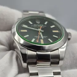 2011 PAPERS Rolex Milgauss 116400V Black Dial Orange Hand 40mm BOX