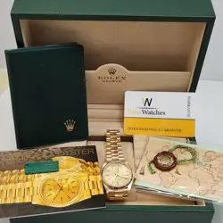 W/BOX ROLEX DAY