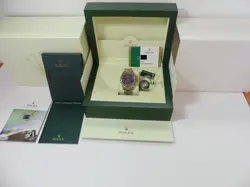 ROLEX 18K WHITE GOLD DAYTONA BLACK RACING DIAL 116509 