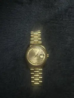 ROLEX MEN'S GOLD WATCH DAYDATE