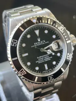 ROLEX SUBMARINER DATE 16800 STAINLESS STEEL OYSTER BRACELET RUNS GREAT 1985