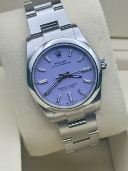 NEW 2025 ROLEX OYSTER PERPETUAL 124200 LAVENDER