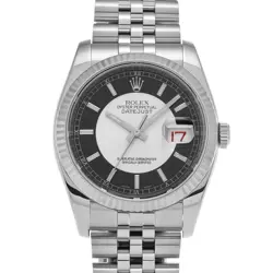 ROLEX DATEJUST 116234 SILVER/BLACK WATCH 681911