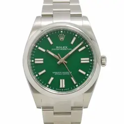 ROLEX OYSTER PERPETUAL 124300 SERIAL RANDOM AUTOMATIC GREEN DIAL 90288431
