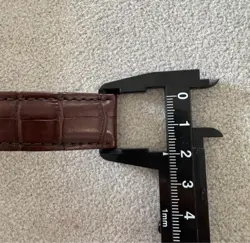 Genuine Rolex Leather Belt For 118135 Brown Yz5739