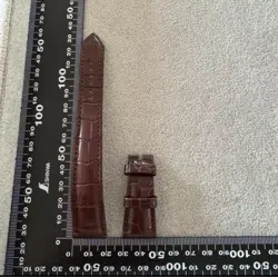 Genuine Rolex Leather Belt For 118135 Brown Yz5739