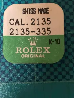 GENUINE ROLEX 2135-335 FACTORY SEALED