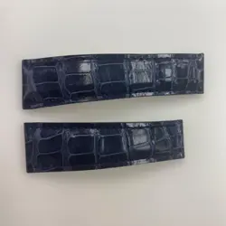 ROLEX 116519 DAYTONA LEATHER BELT NAVY