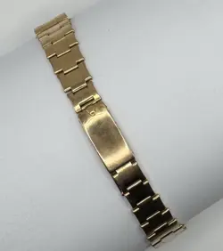 ROLEX RIVET 18K GOLD 750 MEN'S WATCH BRACELET 17MM VINTAGE