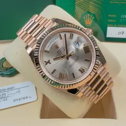 ROLEX DAY-DATE 40 EVEROSE GOLD - UNWORN BOX & PAPERS JULY 2025