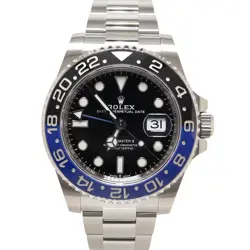 ROLEX GMT-MASTER II 40MM BLACK DIAL WATCH 126710BLNR 40 MM
