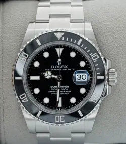 ROLEX SUBMARINER DATE 126610 STAINLESS STEEL 41MM BLACK DIAL BOXES/PAPERS!