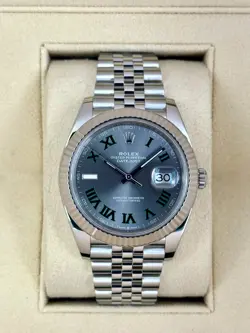 2023  ROLEX DATEJUST 41MM 126334 JUBILEE WIMBLEDON DIAL