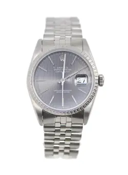 ROLEX DATEJUST STAINLESS STEEL WATCH 16220