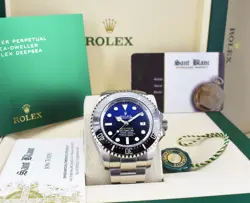 ROLEX - 44M SS DEEPSEA SEADWELLER JAMES CAMERON D BLUE DIAL 136660 - SANT BLANC