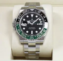 NEW 2025 ROLEX GMT-MASTER II SPRITE 126720VTNR 40MM OYSTER BOX PAPERS