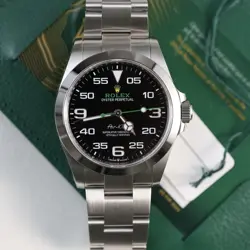 ROLEX AIR-KING 126900 SILVER OYSTER BRACELET WITH SILVER BEZEL 2025 UNWORN
