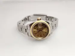 ROLEX DATEJUST 69173  SS BRACELET WITH GOLD BEZEL