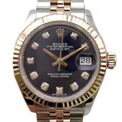 ROLEX DATEJUST 28 AUBERGINE 279171G PURPLE AUTOMATIC LADIES #OKW032
