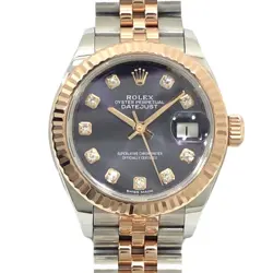 ROLEX DATEJUST 28 RANDOM RB279171G AUBERGINE SS/K18PG LADIES #OKW033