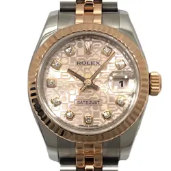 ROLEX DATEJUST RANDOM RB179171G PINK COMPUTER SS/K18PG LADIES #OKW102
