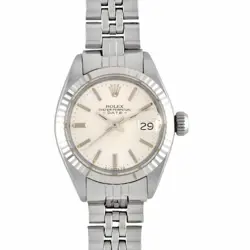 ROLEX 6917 DATEJUST 7-DIGIT SERIES 40 (CIRCA 1974) FLUTED BEZEL LADIES #GP096