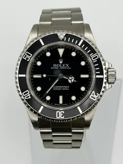 Rolex Submariner 14060M Silver Oyster Bracelet with Black Bezel- Full Set - 2005
