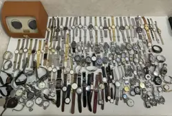 ROLEX, CHANEL, SEIKO, CITIZEN G-SHOCK WATCHES LOT OF 158 USED NONE FROM JAPAN