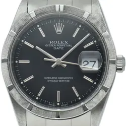 ROLEX OYSTER PERPETUAL DATE MEN'S WATCH 15210(Y) STAINLESS STEEL MENSWATCH B...