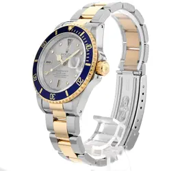 ROLEX SUBMARINER DATE 8P DIAMOND 3P SAPPHIRE 16613SG GREY U 832197