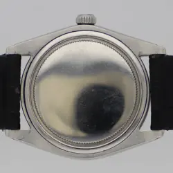 ROLEX 6694 Oyster date black SS/leather MN