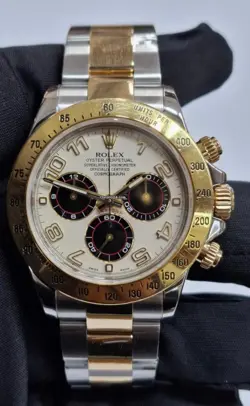 ROLEX DAYTONA 116523 STEEL & GOLD PREOWNED 2011 OYSTER BRACELET.  B17723