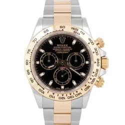 2023 NEW CARD ROLEX DAYTONA COSMOGRAPH 40MM BLACK TWO-TONE 18K GOLD 116503 BOX