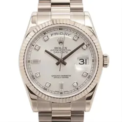 ROLEX DAY-DATE 118239A WG WG AT SILVER-FACE