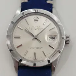 ROLEX OYSTER PERPETUAL DATE REF 1501 35MM MENS VINTAGE AUTOMATIC 1970S RA604B