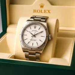 1969 ROLEX OYSTER PERPETUAL 1003 VINTAGE STAINLESS STEEL 34MM - FULL SET