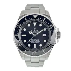 ROLEX SEA-DWELLER STAINLESS STEEL BLACK DIAL 44MM AUTOMATIC MEN'S WATCH 116660