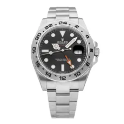 ROLEX EXPLORER II STAINLESS STEEL BLACK DIAL 42MM AUTOMATIC MEN'S WATCH 216570