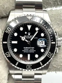 ROLEX SUBMARINER DATE 41MM BLACK DIAL STEEL BRACELET 126610LN BOX & PAPERS 2024