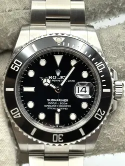 ROLEX SUBMARINER DATE 41MM BLACK DIAL STAINLESS STEEL 126610LN B&P 2021