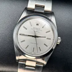 ROLEX AIR-KING 14000M SILVER DIAL STAINLESS STEEL 34MM AUTOMATIC WATCH