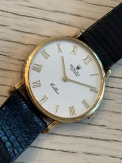 ROLEX CELLINI 5112 GOLD 18K YELLOW MECHANICAL 32MM ORIGINAL