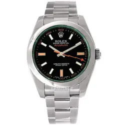 ROLEX MILGAUSS 116400GV GREEN CRYSTAL