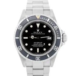 PAPERS UNPOLISHED ROLEX SEA-DWELLER 40MM BLACK STEEL DATE WATCH 16600 BOX