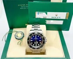 ROLEX SEA DWELLER DEEPSEA JAMES CAMERON 126660 BLACK BLUE STEEL BOX PAPER