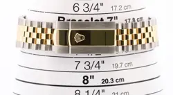 PAPERS Rolex DateJust 36mm CHAMPAGNE 18K Gold Steel Fluted JUBILEE 126233 BOX
