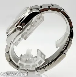 Rolex Datejust 116200 Steel Custom Diamond Bezel 36mm Automatic Watch