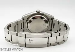 Rolex Datejust 116200 Steel Custom Diamond Bezel 36mm Automatic Watch