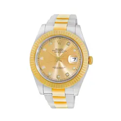 ROLEX  STAINLESS STEEL 18K YELLOW GOLD 41MM 126333 DATEJUST II WARRANTY BOX 2011